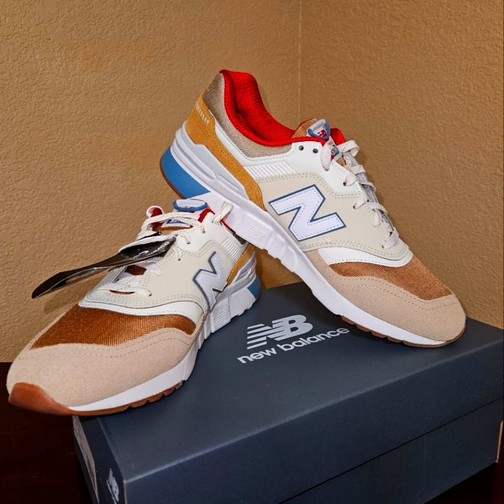 NWT- NEW BALANCE 997H CLASSICS, CORDERA FABRIC BROWN/ BIEGE, SZ. 11.5M - Picture 5 of 7
